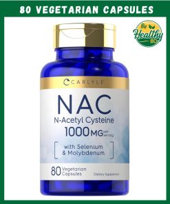 Carlyle NAC (1,000 mg) - 80 vegetarian capsules