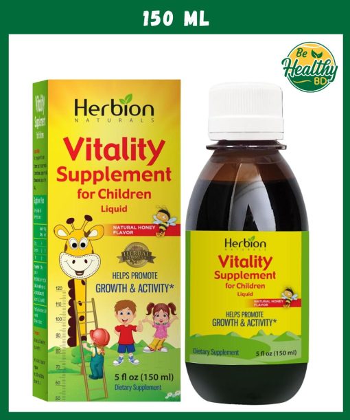 Herbion Naturals Vitality Supplement for Children Liquid - 150 ml