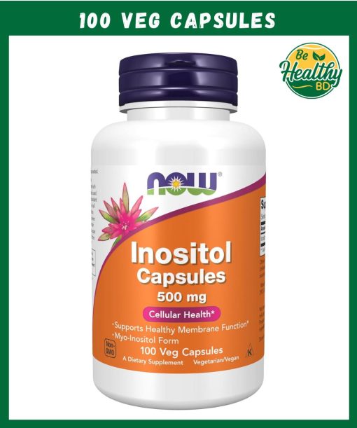 Now Inositol Capsules (500 mg) - 100 veg capsules