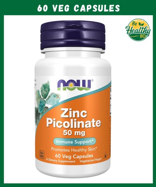 Now Zinc Picolinate (50 mg) - 60 veg capsules