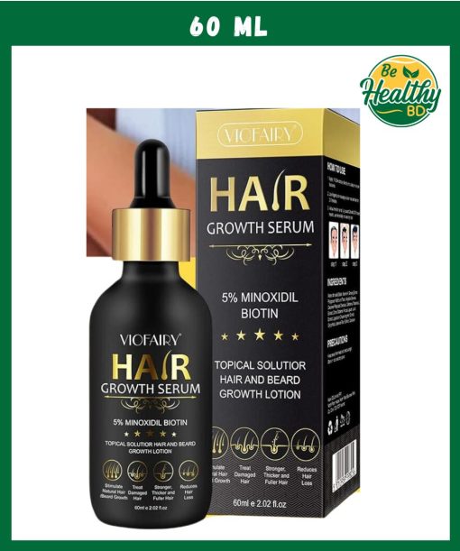 Viofairy Hair Growth Serum 5% Minoxidil Biotin - 60 ml