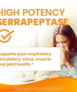 Doctor's Best High Potency Serrapeptase (120,000 SPU) - 90 veggie caps