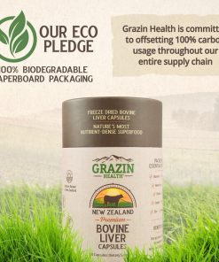 Grazin Health Bovine Liver - 180 capsules