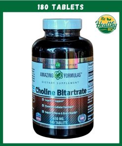 Amazing Formulas Choline Bitartrate (650 mg) - 180 tablets