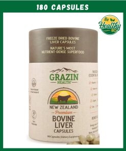 Grazin Health Bovine Liver - 180 capsules