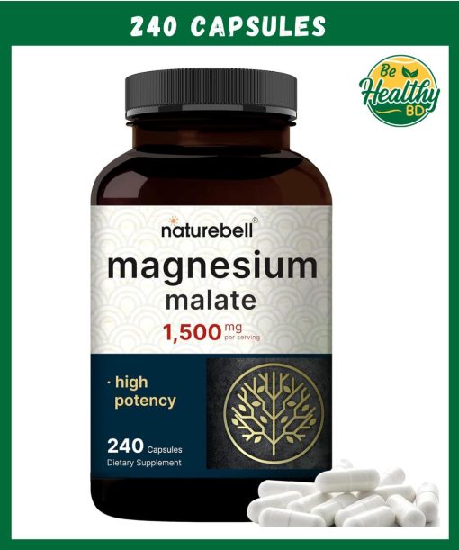 Naturebell Magnesium Malate (1,500 mg) - 240 capsules