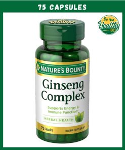 Nature's Bounty Ginseng Complex - 75 capsules