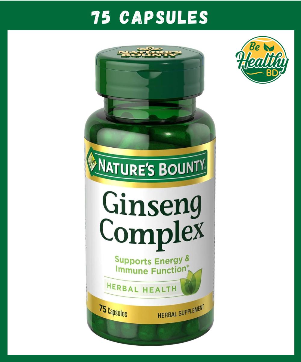 Nature's Bounty Ginseng Complex - 75 capsules