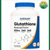 Nutricost Glutathione Reduced Form (500 mg) - 240 capsules