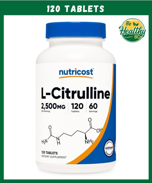Nutricost L-Citrulline (2,500 mg) - 120 tablets