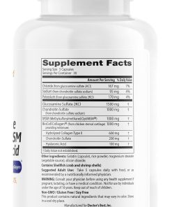 Doctor's Best Glucosamine Chondoitin MSM + Hyaluronic Acid - 150 veggie capsules
