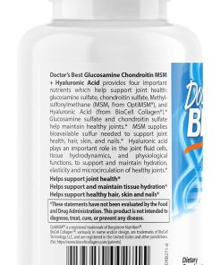 Doctor's Best Glucosamine Chondoitin MSM + Hyaluronic Acid - 150 veggie capsules