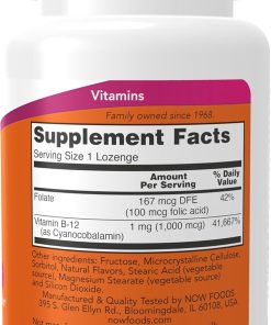 Now B-12 (1,000 mcg) - 100 lozenges