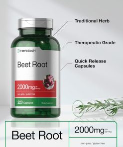 Horbaach Beet Root (2,000 mg) - 220 capsules