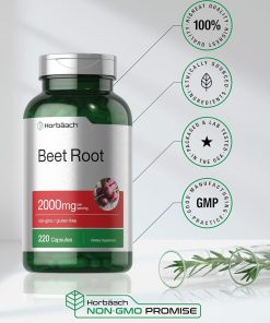 Horbaach Beet Root (2,000 mg) - 220 capsules