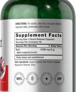 Horbaach Beet Root (2,000 mg) - 220 capsules