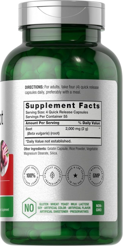 Horbaach Beet Root (2,000 mg) - 220 capsules