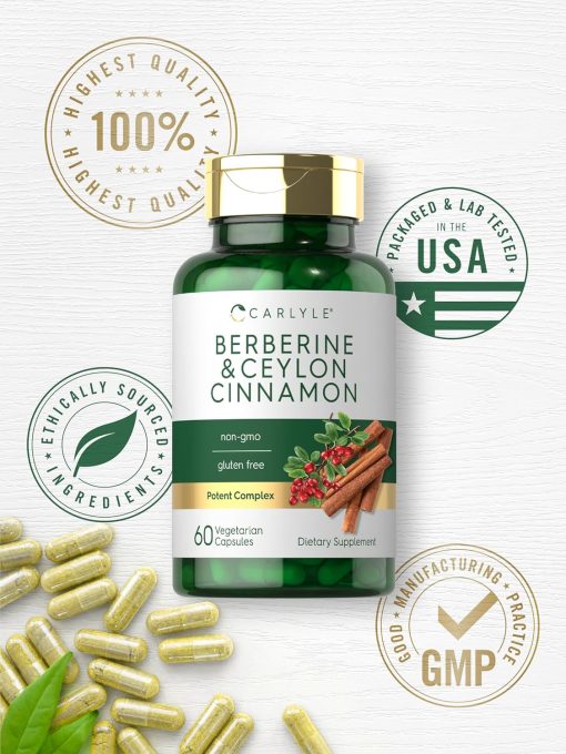 Carlyle Berberine & Ceylon Cinnamon - 60 vegetarian capsules