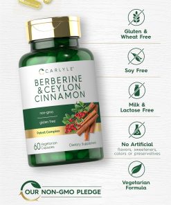 Carlyle Berberine & Ceylon Cinnamon - 60 vegetarian capsules