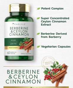 Carlyle Berberine & Ceylon Cinnamon - 60 vegetarian capsules