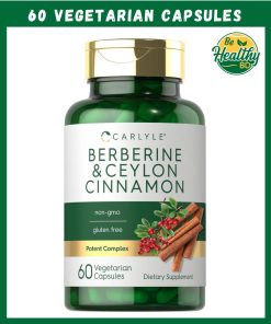 Carlyle Berberine & Ceylon Cinnamon - 60 vegetarian capsules