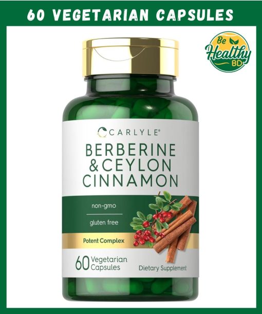 Carlyle Berberine & Ceylon Cinnamon - 60 vegetarian capsules