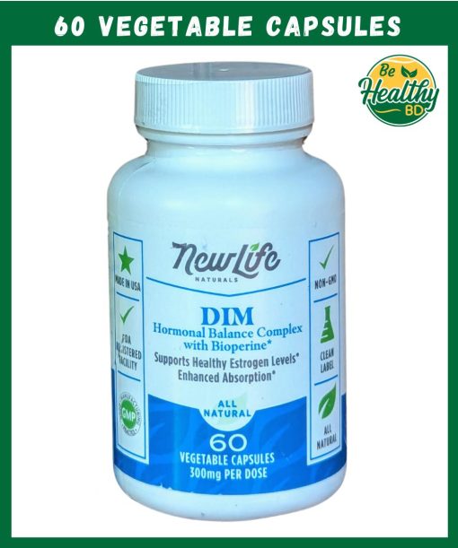 New Life Naturals DIM (300 mg) - 60 vegetable capsules