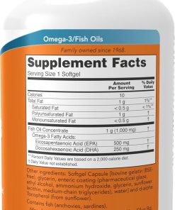 Now Omega-3 Fish Oil Ultra - 180 softgels