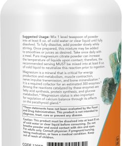 Now Magnesium Citrate Pure Powder - 227 gram