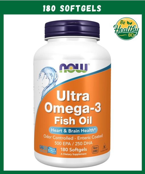 Now Omega-3 Fish Oil Ultra - 180 softgels