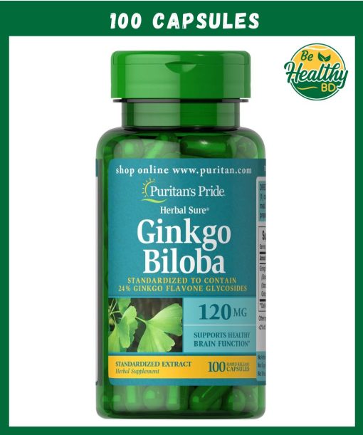 Puritan's Pride Ginkgo Biloba (120 mg) - 100 capsules