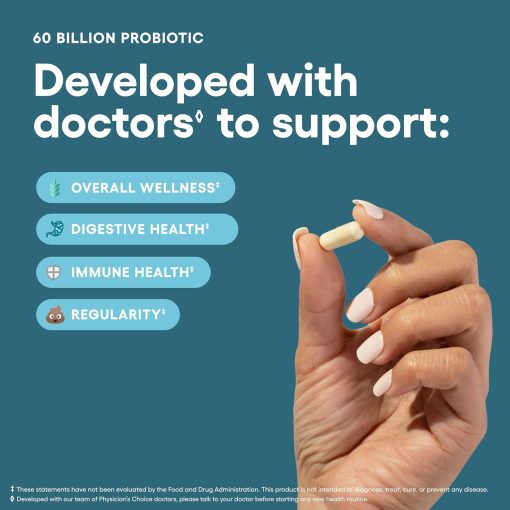 Physician's Choice Probiotic (60 Billion CFUs) - 30 capsules