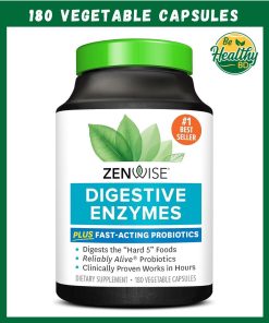 Zenwise Digestive Enzymes - 180 vegetable capsules