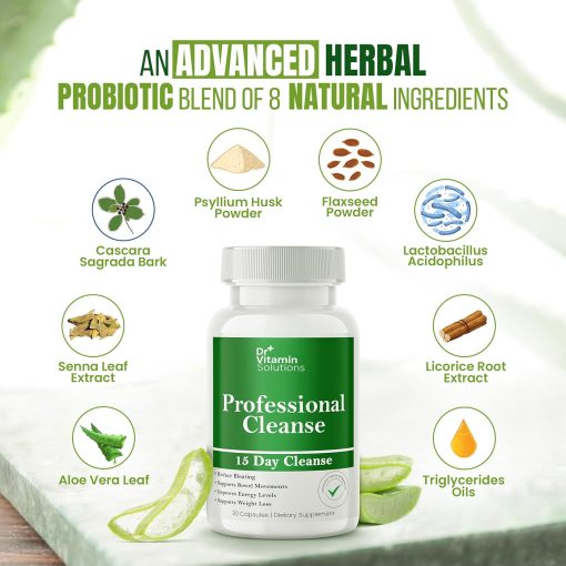 Dr+ Vitamin Solutions Professional Cleanse - 30 capsules