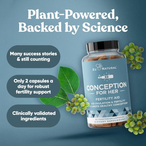 EU Natural Conception For Her - 60 vegetarian capsules