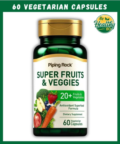 Piping Rock Super Fruits & Veggies - 60 vegetarian capsules