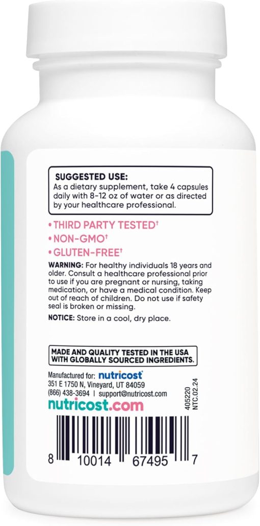 Nutricost Myo & D-Chiro Inositol (2,000 mg) Women - 120 capsules