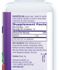 Natrol Melatonin (5 mg) Fast Dissolve - 150 tablets