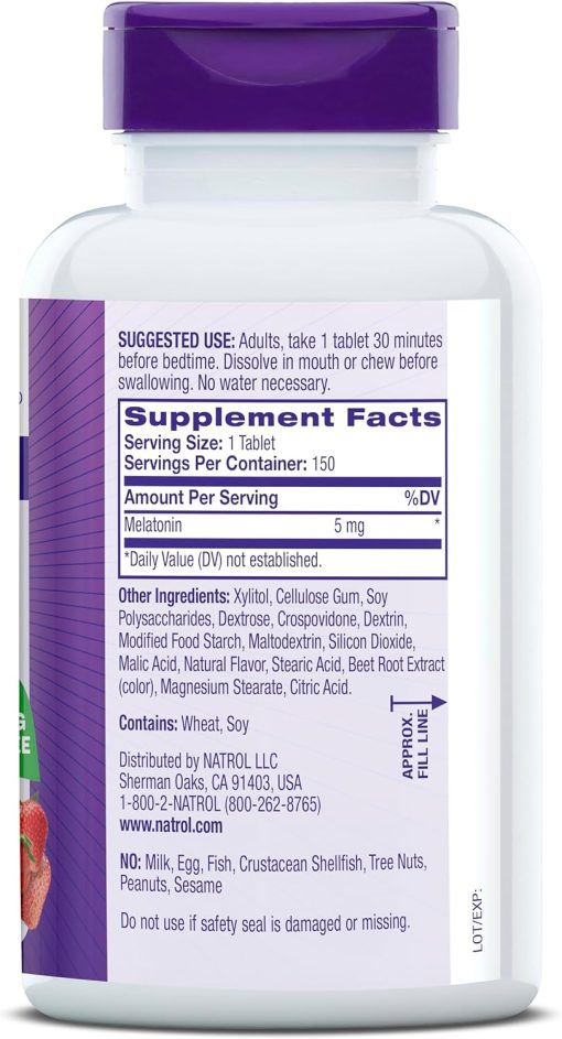 Natrol Melatonin (5 mg) Fast Dissolve - 150 tablets