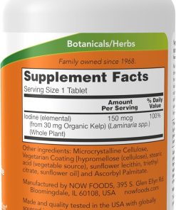 Now Kelp (150 mcg) - 200 tablets