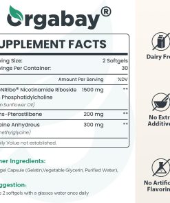 Orgabay Liposomal Nicotinamide Riboside (2,000 mg) - 60 softgels