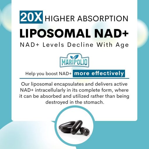 Maripolio Liposomal NAD+ 1,000 mg - 60 softgels