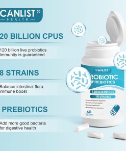 Canlist Health Probiotic 3 Prebiotics (120 Billion CFU) - 60 capsules