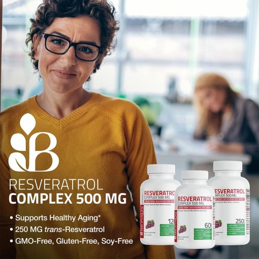 Bronson Resveratrol Complex (500 mg) - 60 capsules