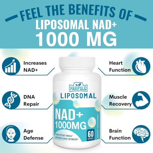 Maripolio Liposomal NAD+ 1,000 mg - 60 softgels