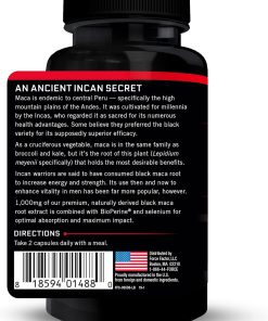 Force Factor Black Maca - 60 capsules