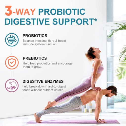 Canlist Health Probiotic 3 Prebiotics (120 Billion CFU) - 60 capsules