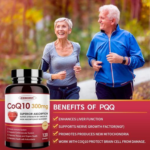 Zebora CoQ10 (300 mg) - 120 softgels