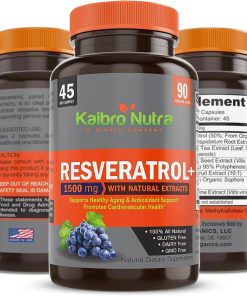 Kaibo Nutra Resveratrol + (1,500 mg) - 90 veggie caps