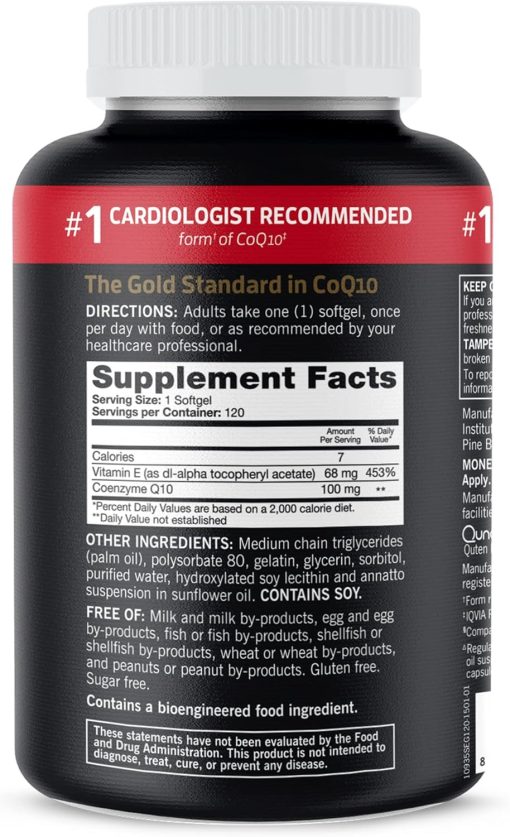 Qunol Ultra CoQ10 (100 mg) - 60 softgels